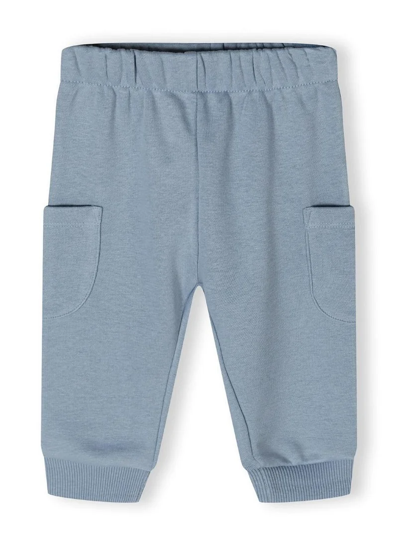 MINOTI Boys long sleeve sweatshirt jogger set blue